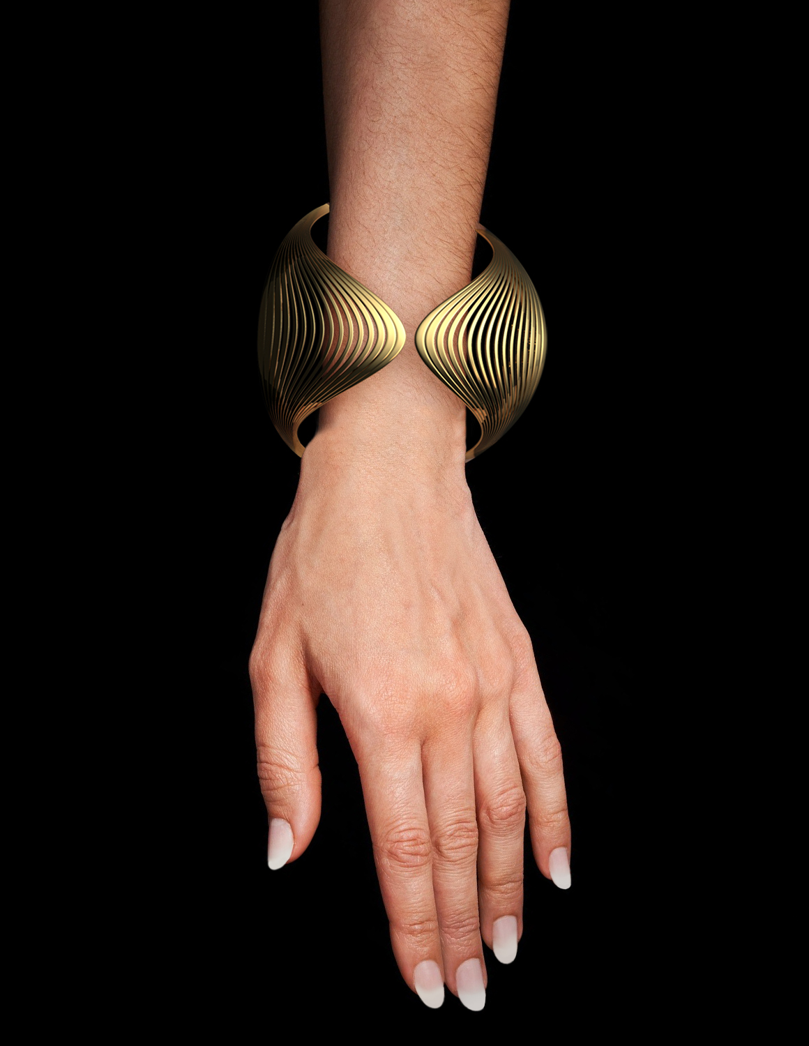 large elegant bone cuff canyon inspired bracelet