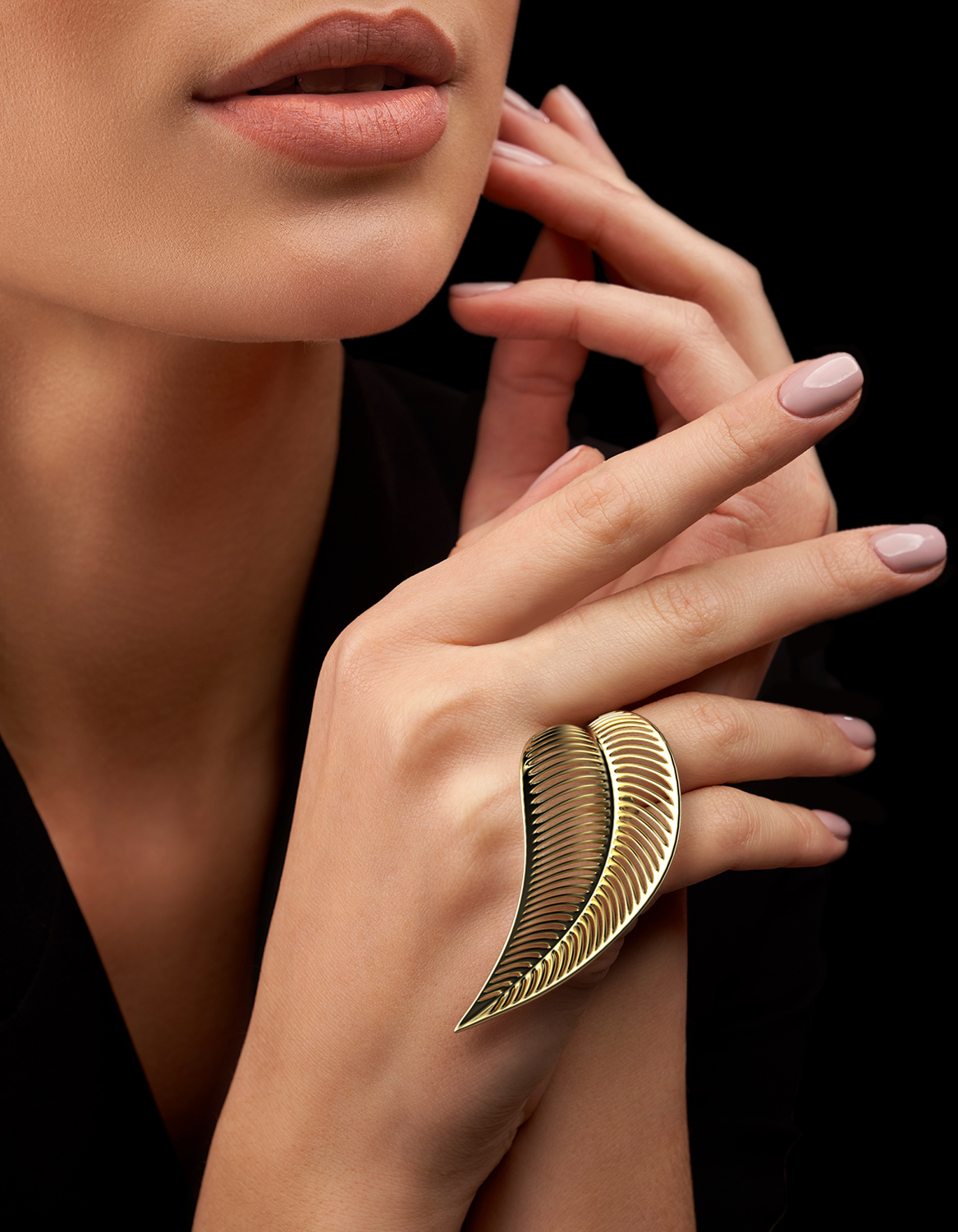 Gold vermeil ring