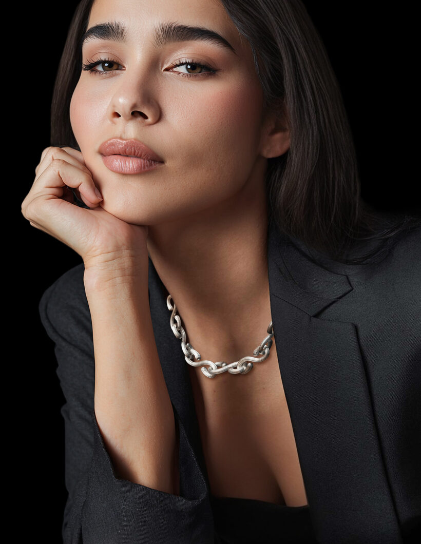 elegant statement necklaces or work