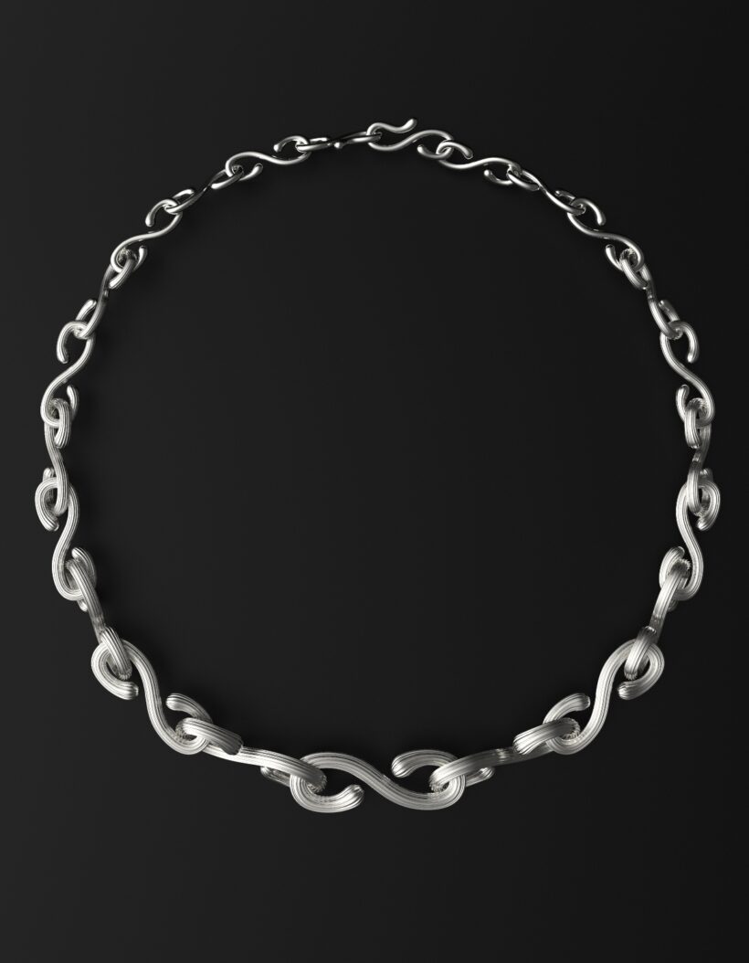 elegant chain necklaces for evening