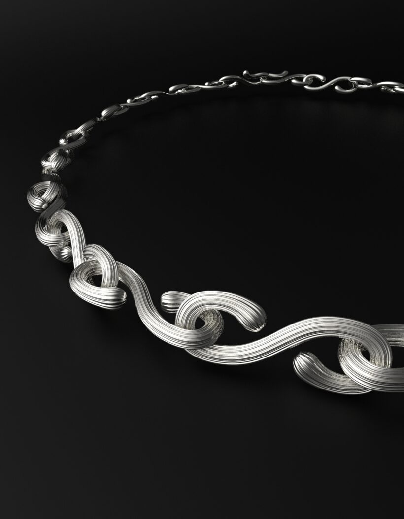 high end chain necklaces in sterling silver