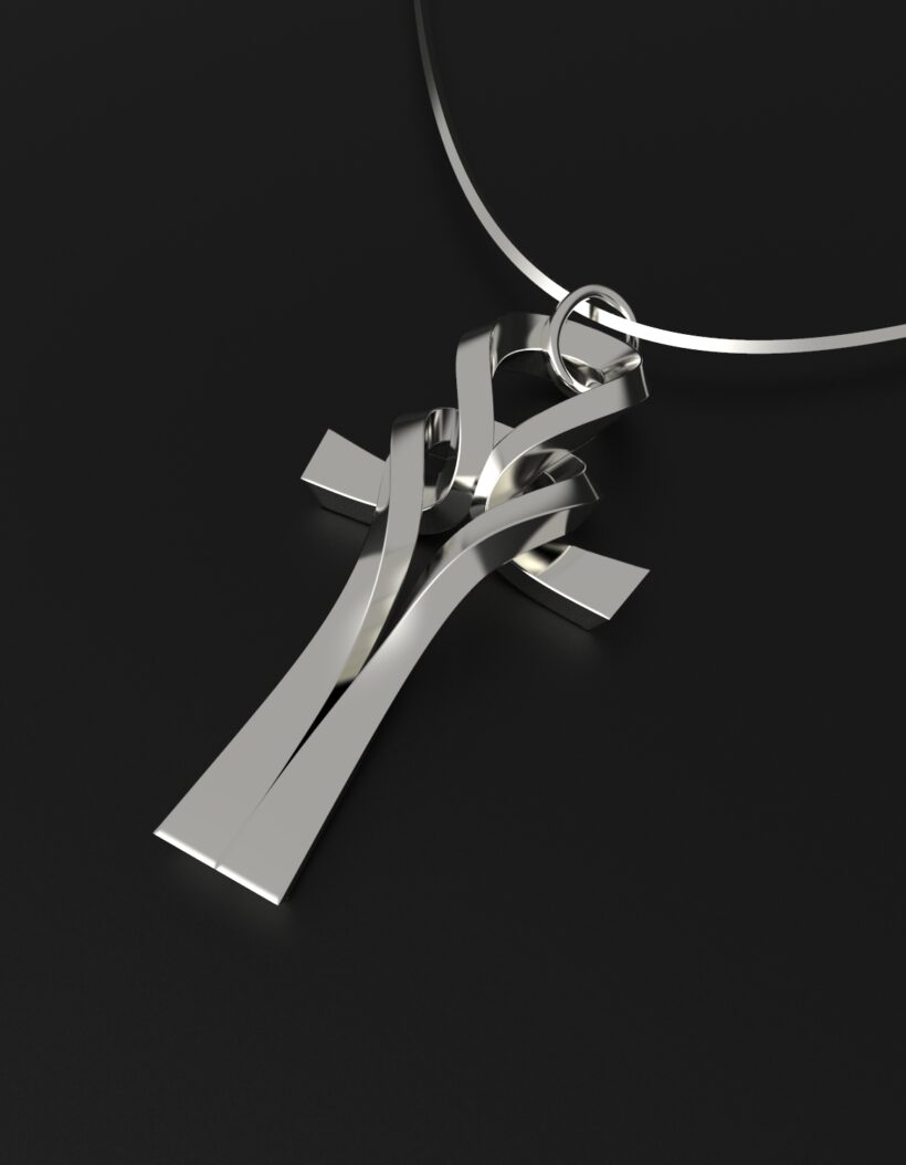 ankh necklace sterling silver