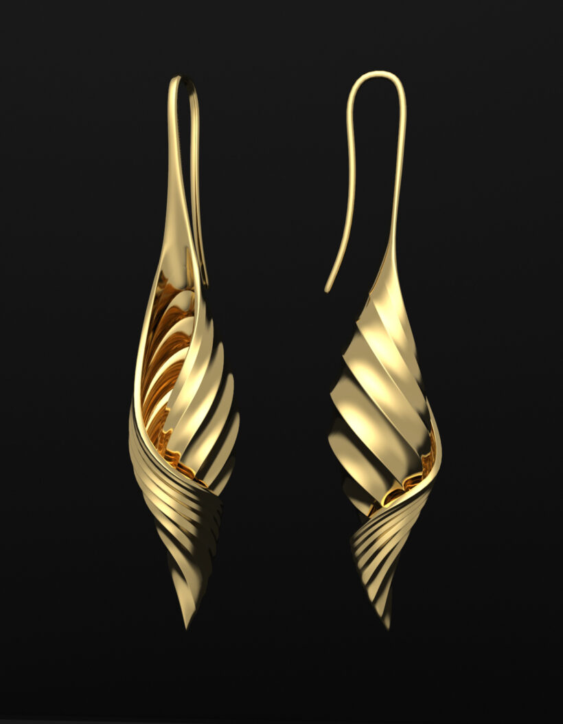 vermeil gold earrings