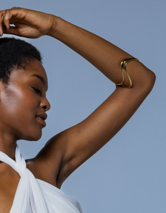Bracelet Fluidity in Gold by Floa Design