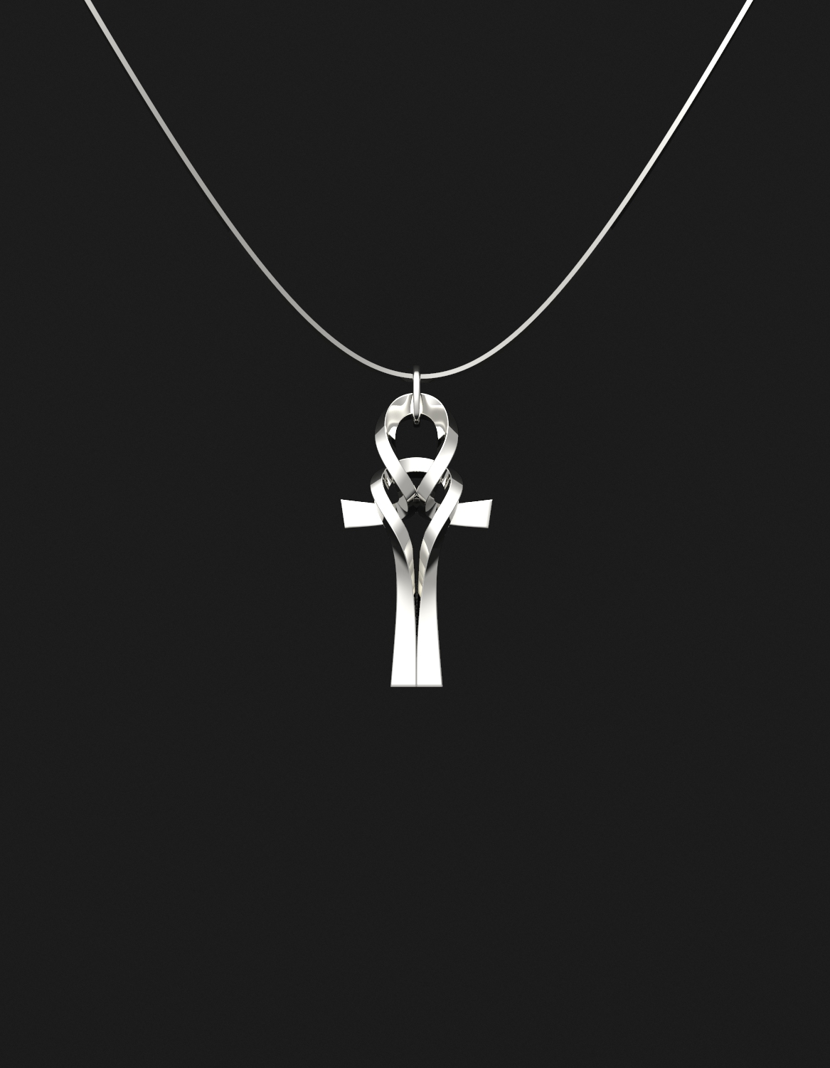 Maximalist Jewellery - silver ankh necklace Maximalist Jewellery - silver ankh necklace