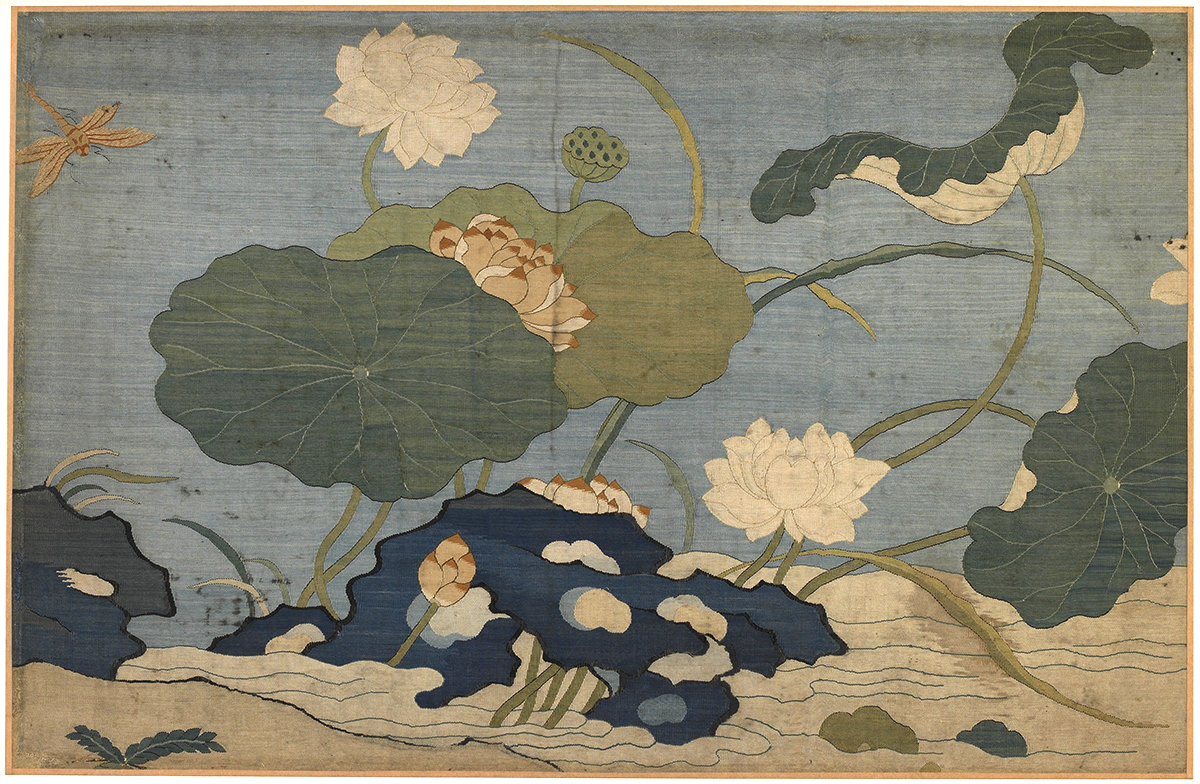 Ancient chinese lotus painting smithsonian
