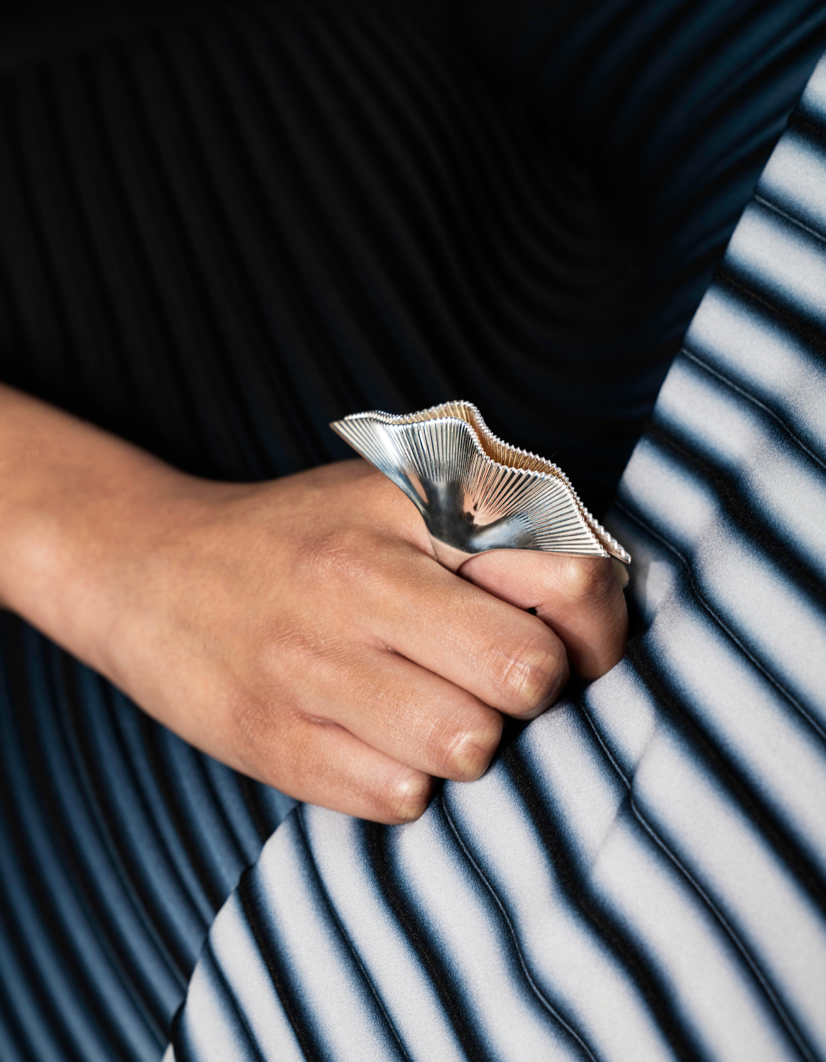 architectural jewellery - silver ring