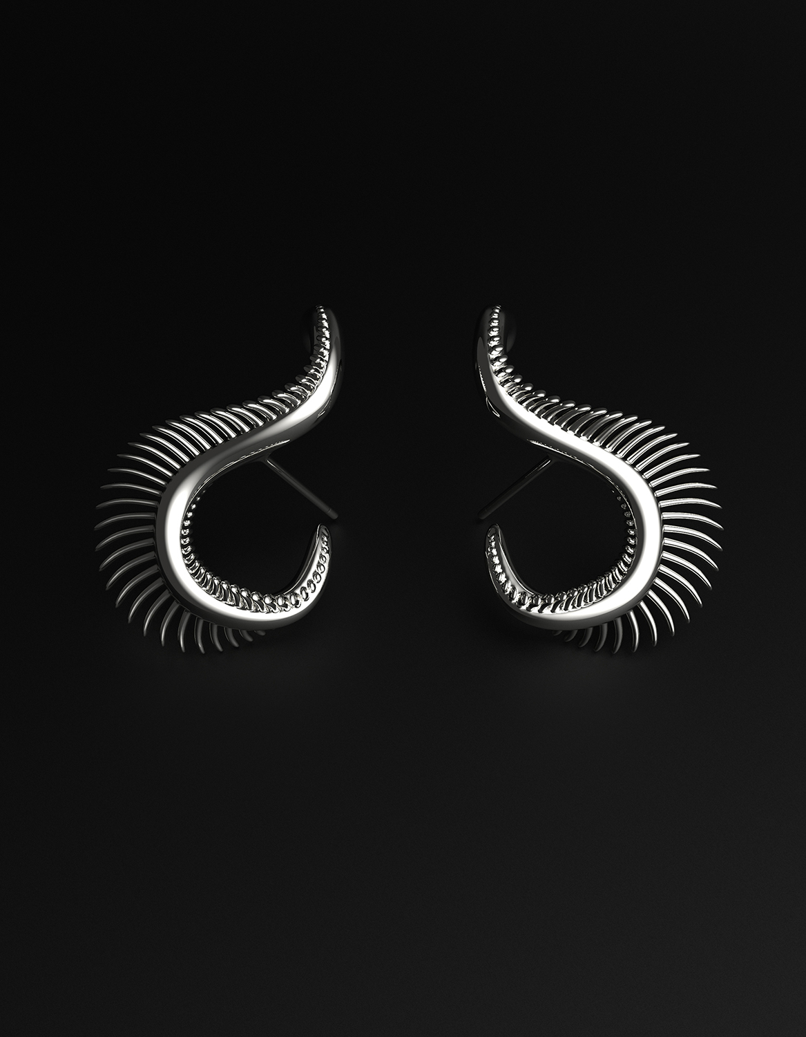 unusual stud earrings