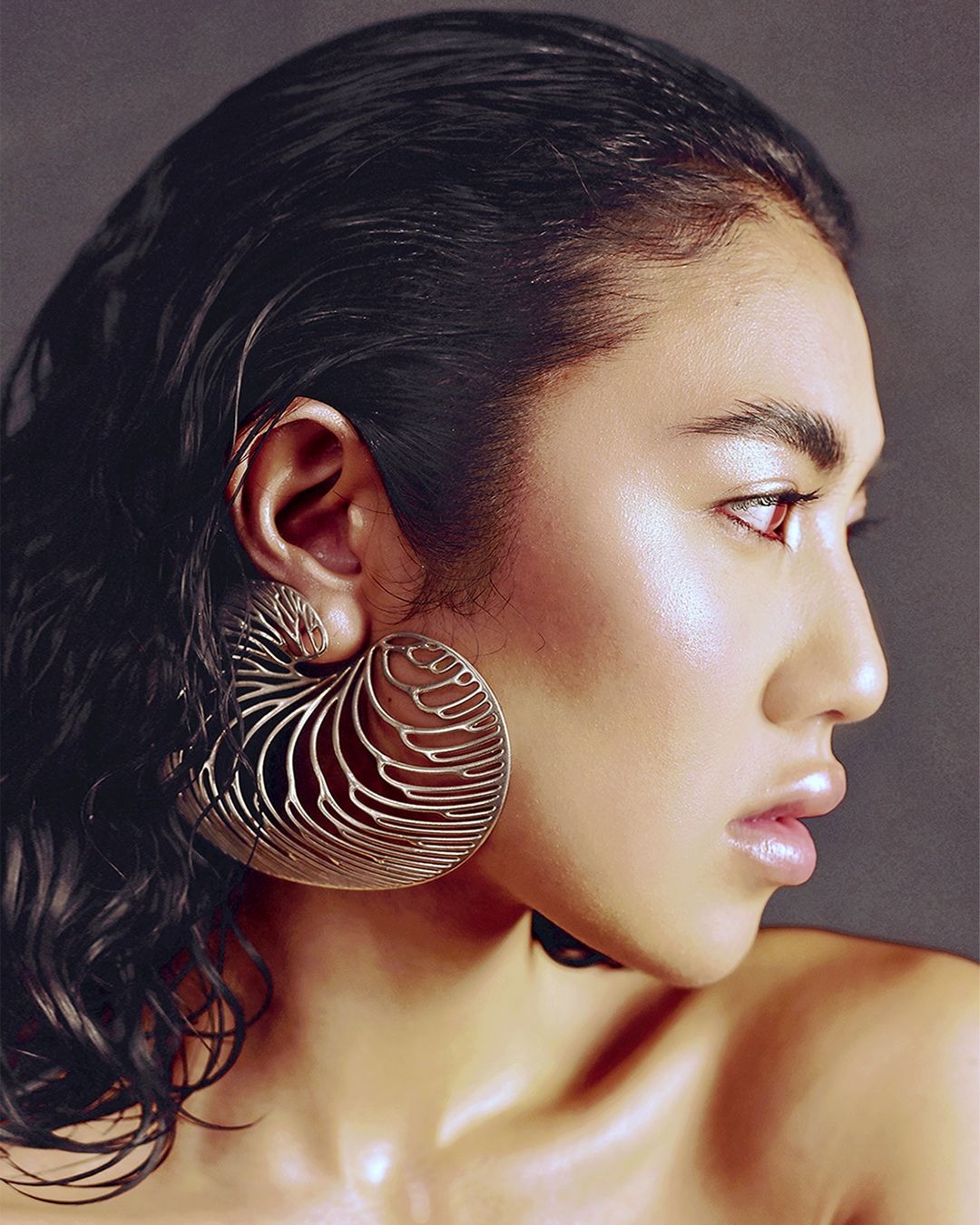 Designer Jewellery – Shell Earrings in silver Designer Jewellery – Shell Earrings in silver