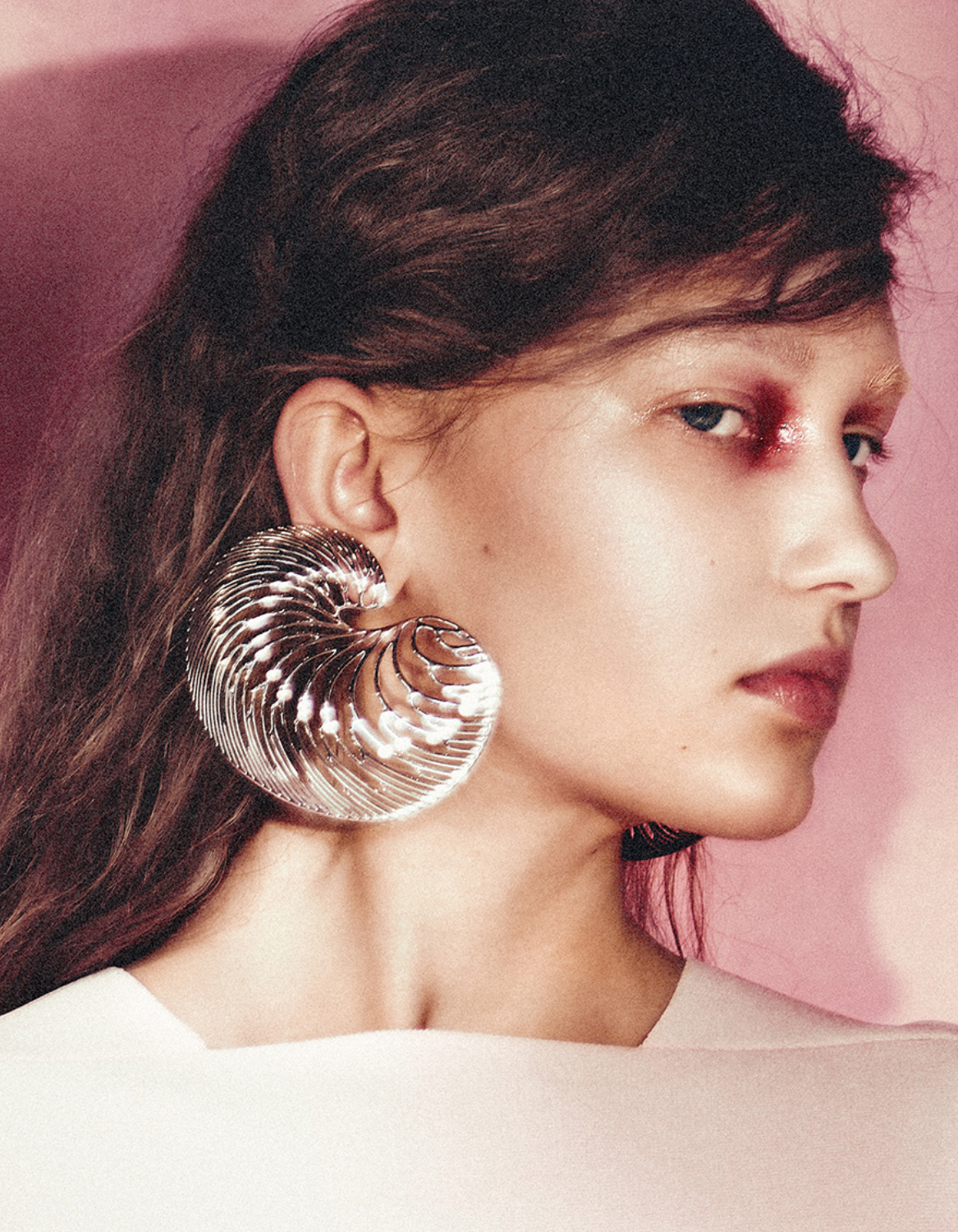 Silver Statement Earrings by luxury jewellery Floa Design Silver Statement Earrings by luxury jewellery Floa Design